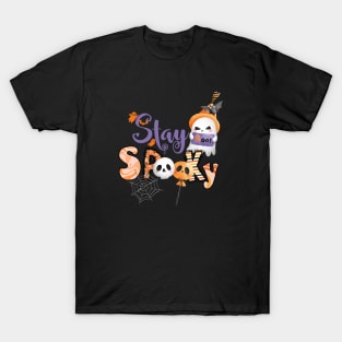 Stay spooky ghost skulls T-Shirt